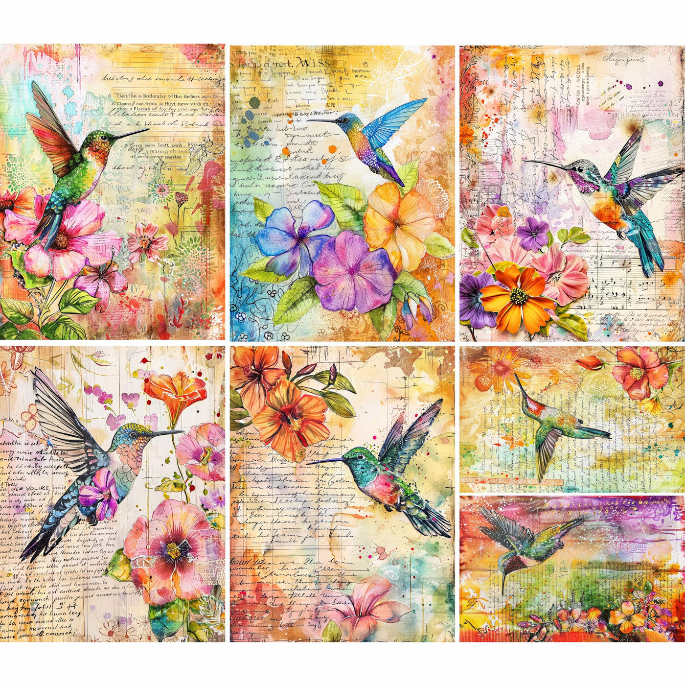 Animal Rice Papers – Decoupage Paper 6x Designs for Collage, Mixed Media, Card Making & Crafts, Decoupage by CRAFT KREATIVELY