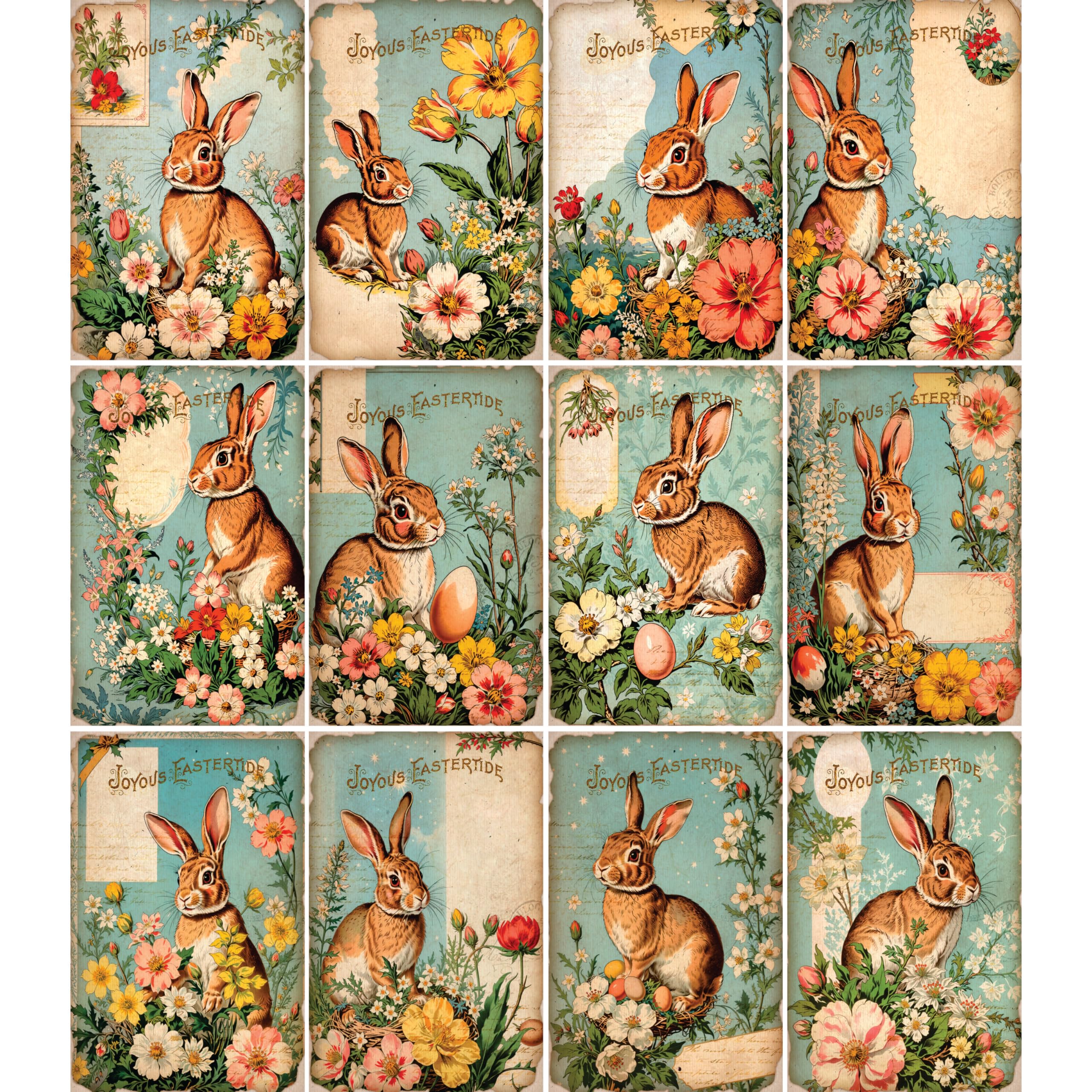 Decoupage Rice Papers - 6 Pieces | 12 Unique Designs | Versatile Decoupage Designs for Art Projects & Crafting by CRAFT KREATIVELY