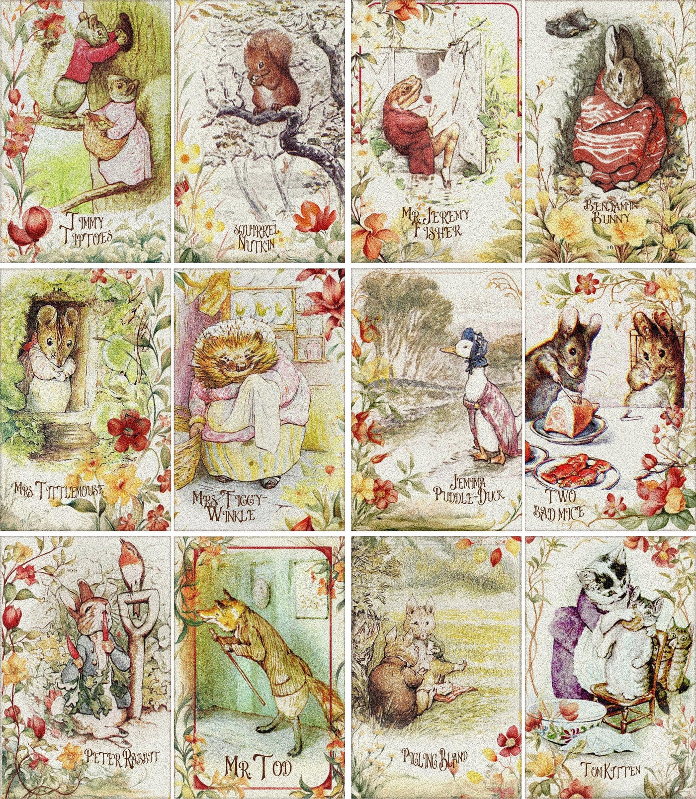 Post Card Rice Paper – for Decoupage Scrapbooking Crafts