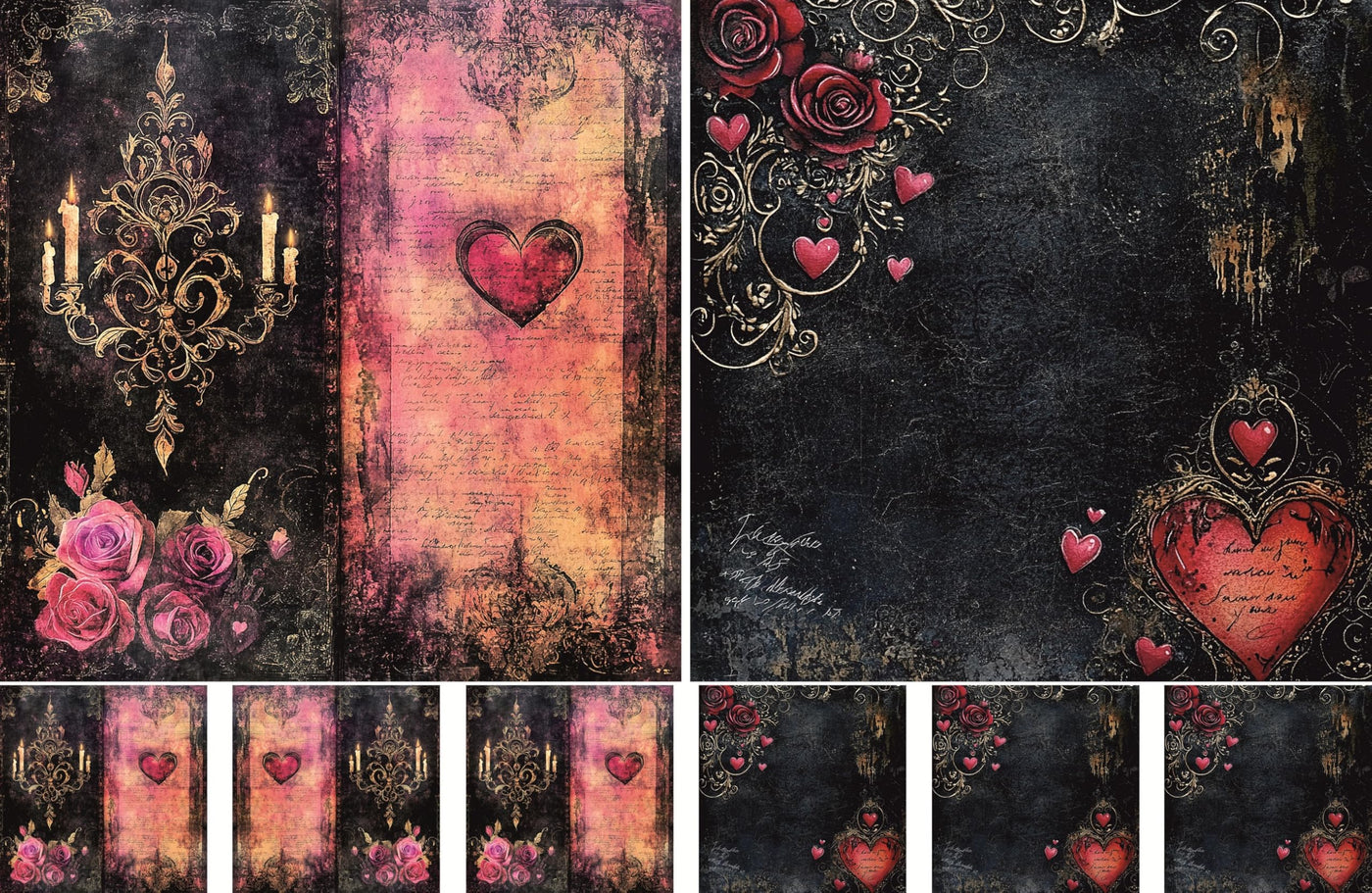 Decoupage Rice Papers - 4 Sheets | 8 Unique Designs | Versatile Christmas Designs for Art Projects & Crafting by CRAFT KREATIVELY