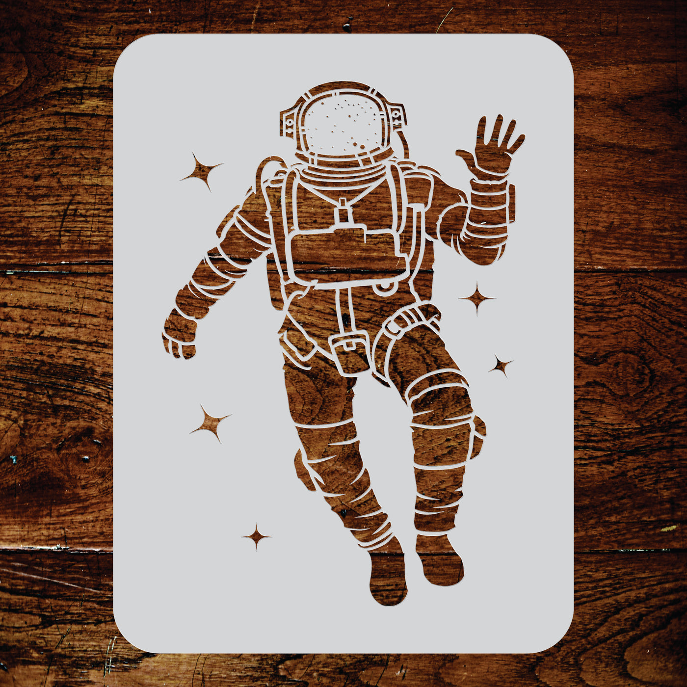 Astronaut Stencil - Spaceman Spacewoman Rocketeer