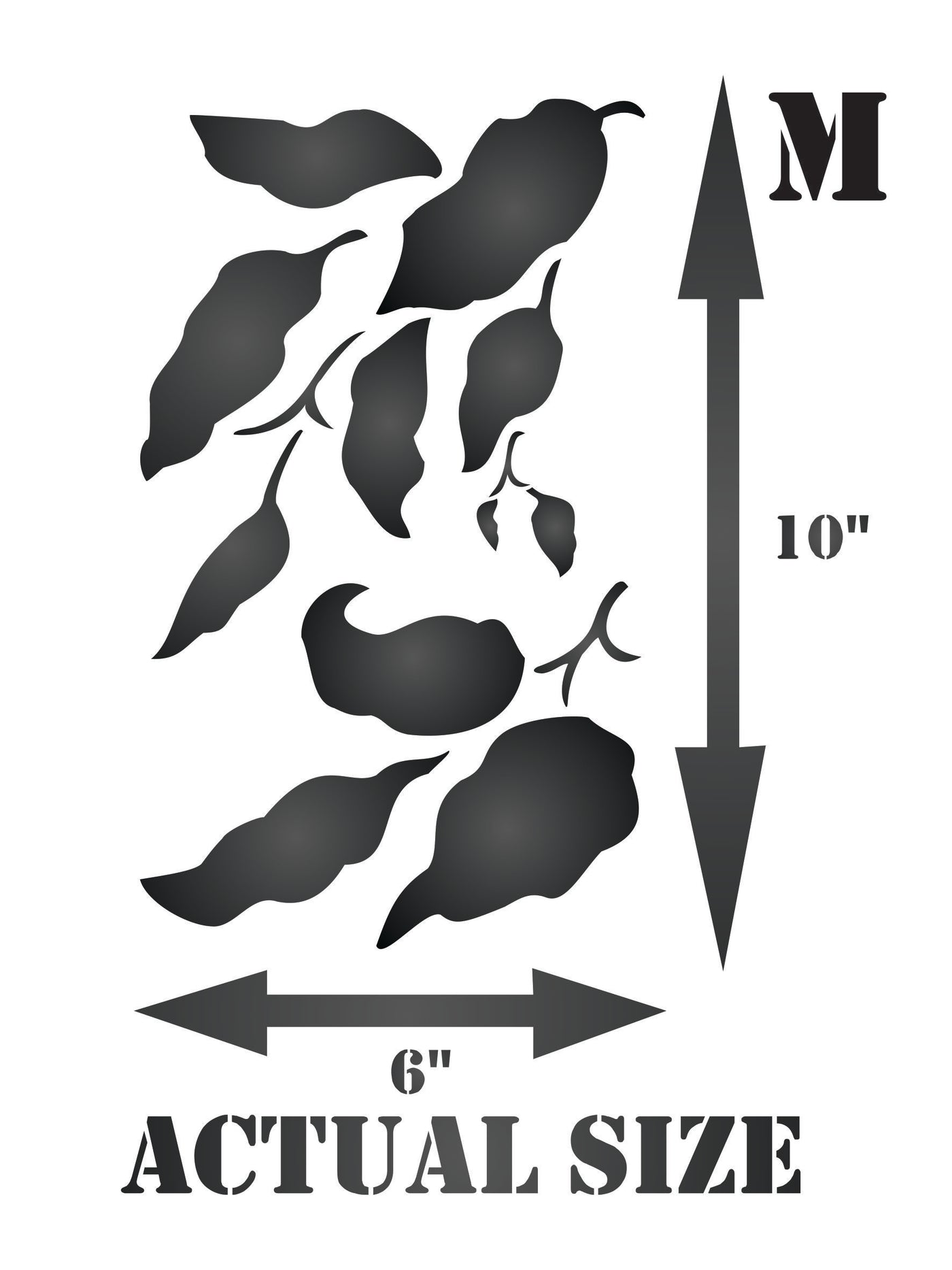 Leaves Stencil - Classic Large Autumn Fall Leaf