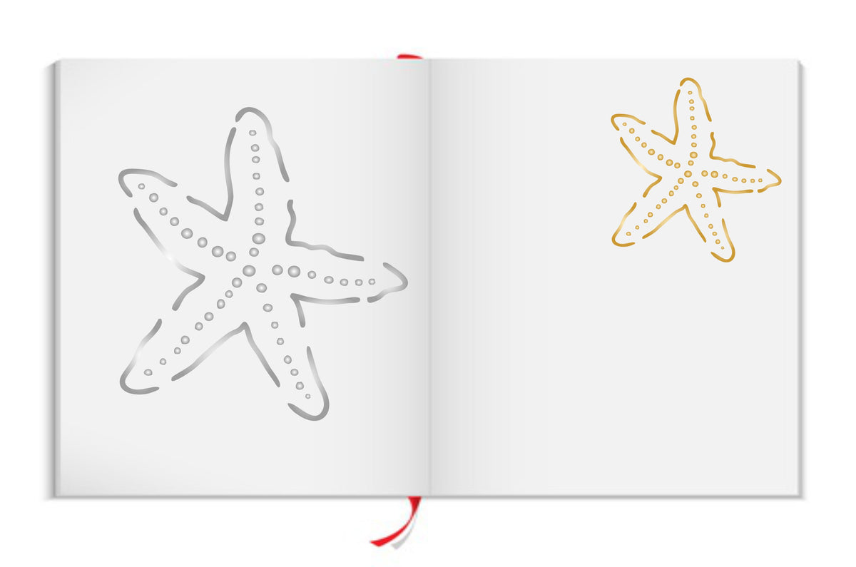 Starfish Stencil - SSea Ocean Nautical Seashore Reef Fish