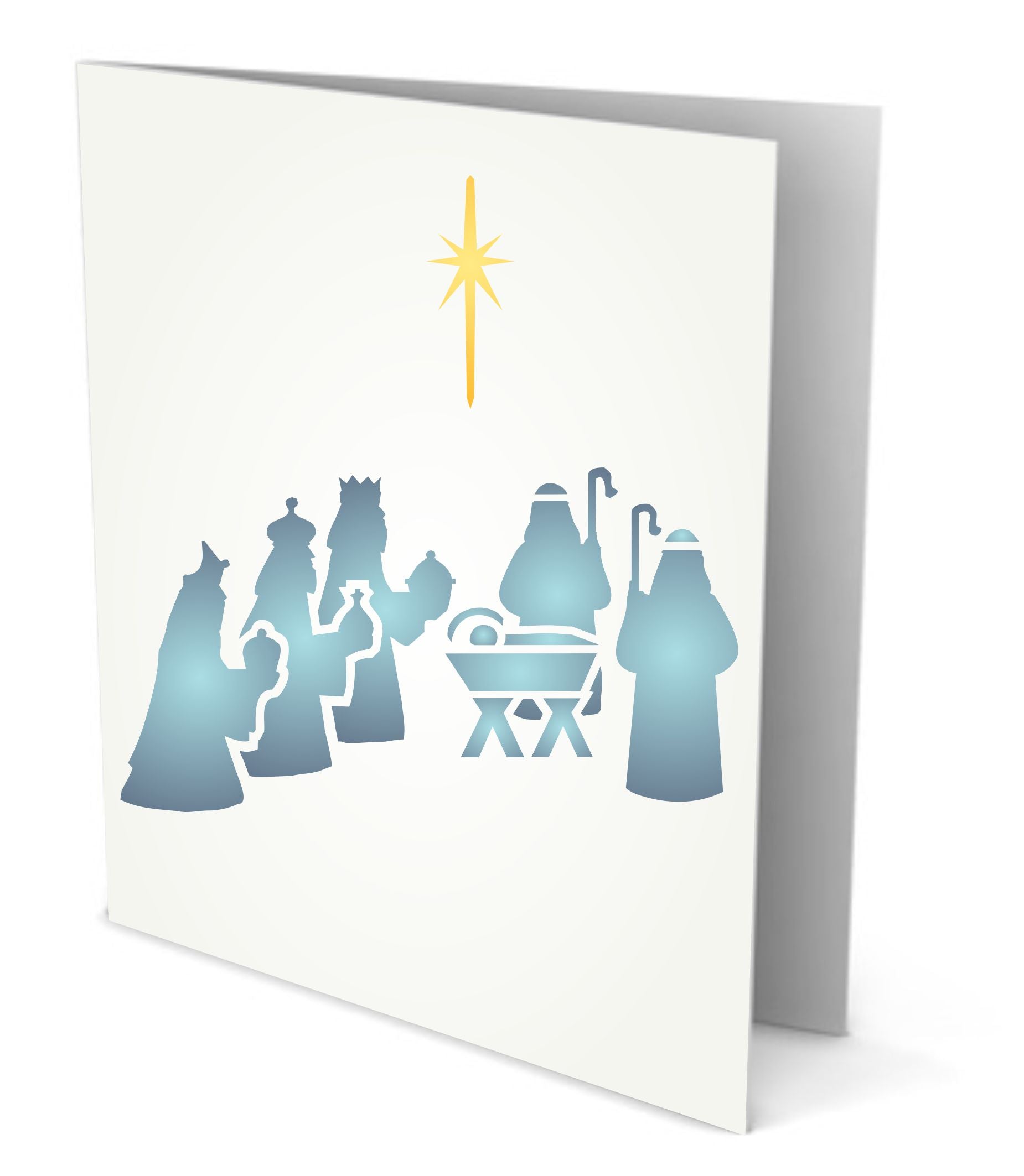 Christmas Nativity - Classic Religious Nativity Decor Cards