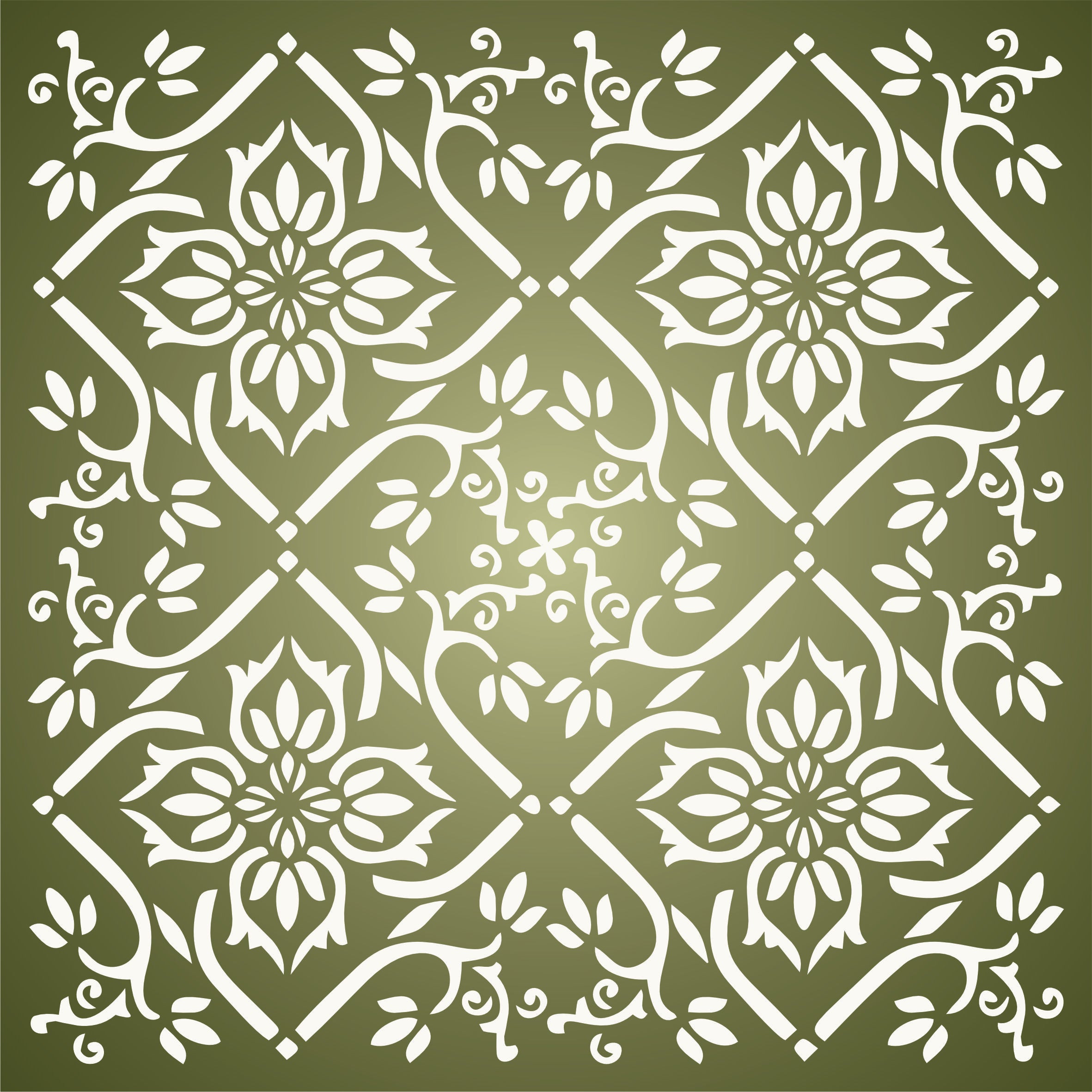 Celtic Tile Stencil - Traditional Irish Tile Design