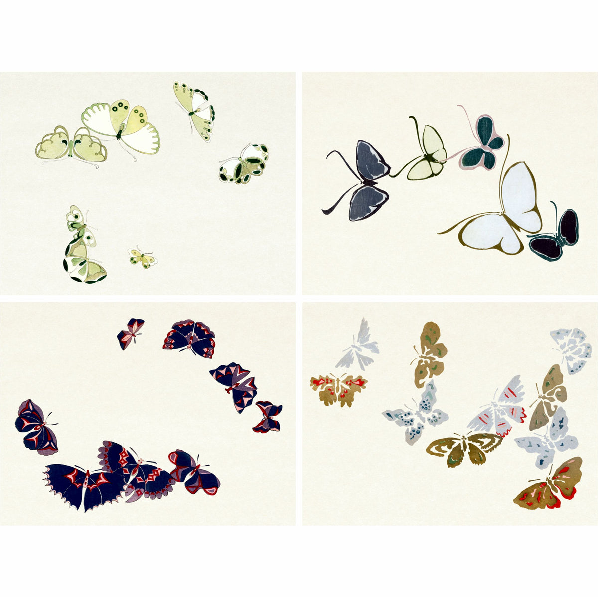 Vintage Butterflies Rice Paper, 20.32 x 26.67 cm - for Decoupage Furniture Crafts
