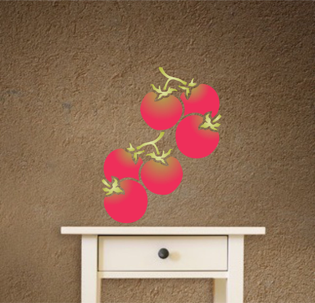 Tomato Stencil, 11.43 x 11.43 cm - Vegetable Kitchen