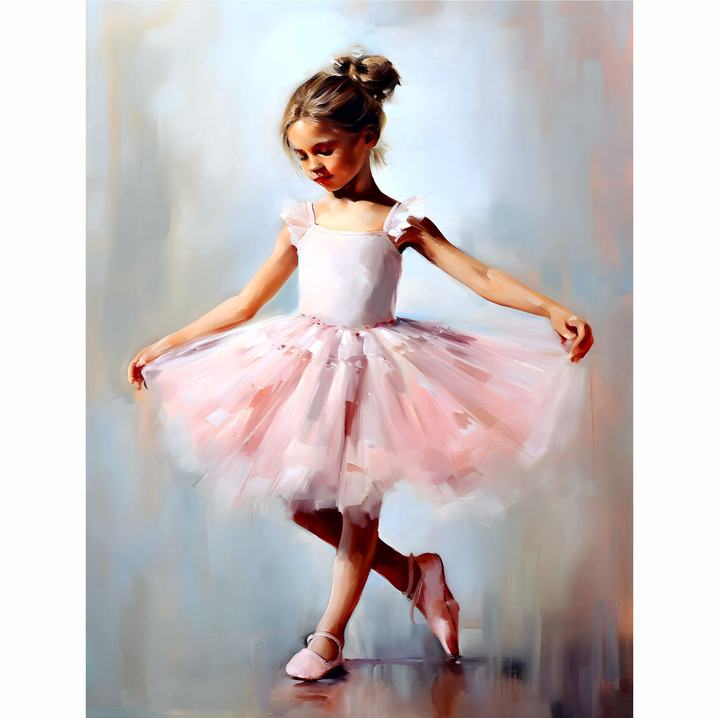 Little Ballerinas Rice Paper, 8 x 10.5 inch - for Decoupage Furniture Crafts