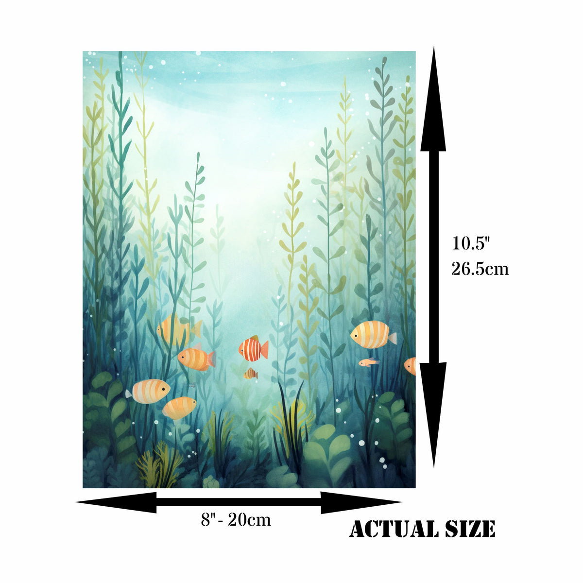Mermaid Rice Paper, 20 x 26,6cm (6pc) - 6 Designs for Scrapbooking Cards Crafts, Decoupage by CRAFT KREATIVELY