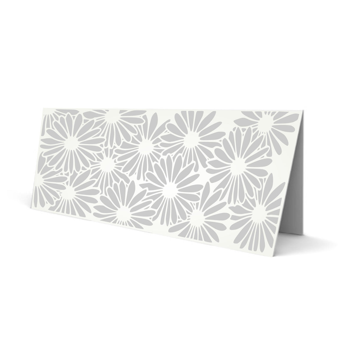 Slimline Daisy Stencil, 10.16 x 22.86 cm - Flower Daisies Card Making Slimline DiesCards Template