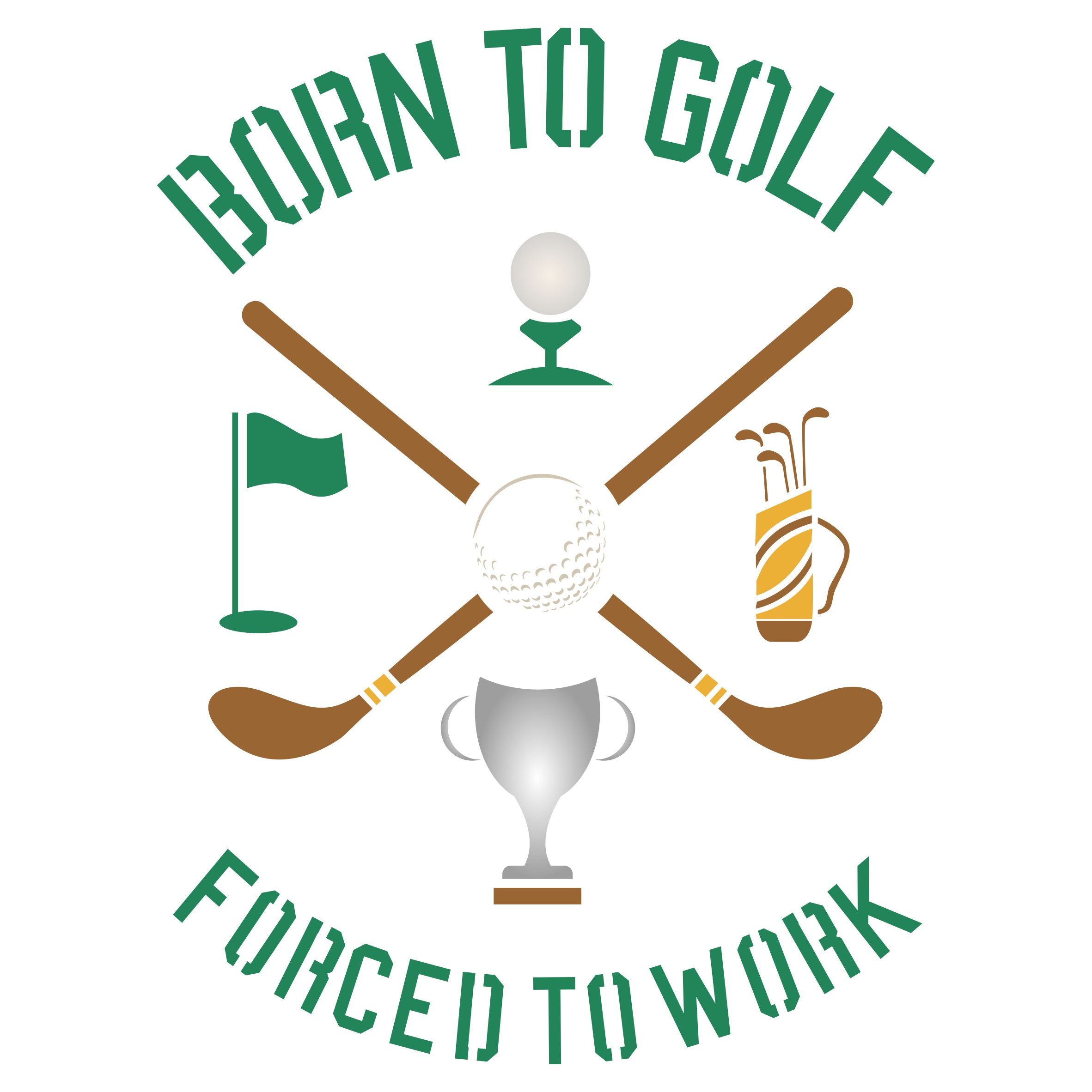 Born to Golf Stencil - Quote Sign Words