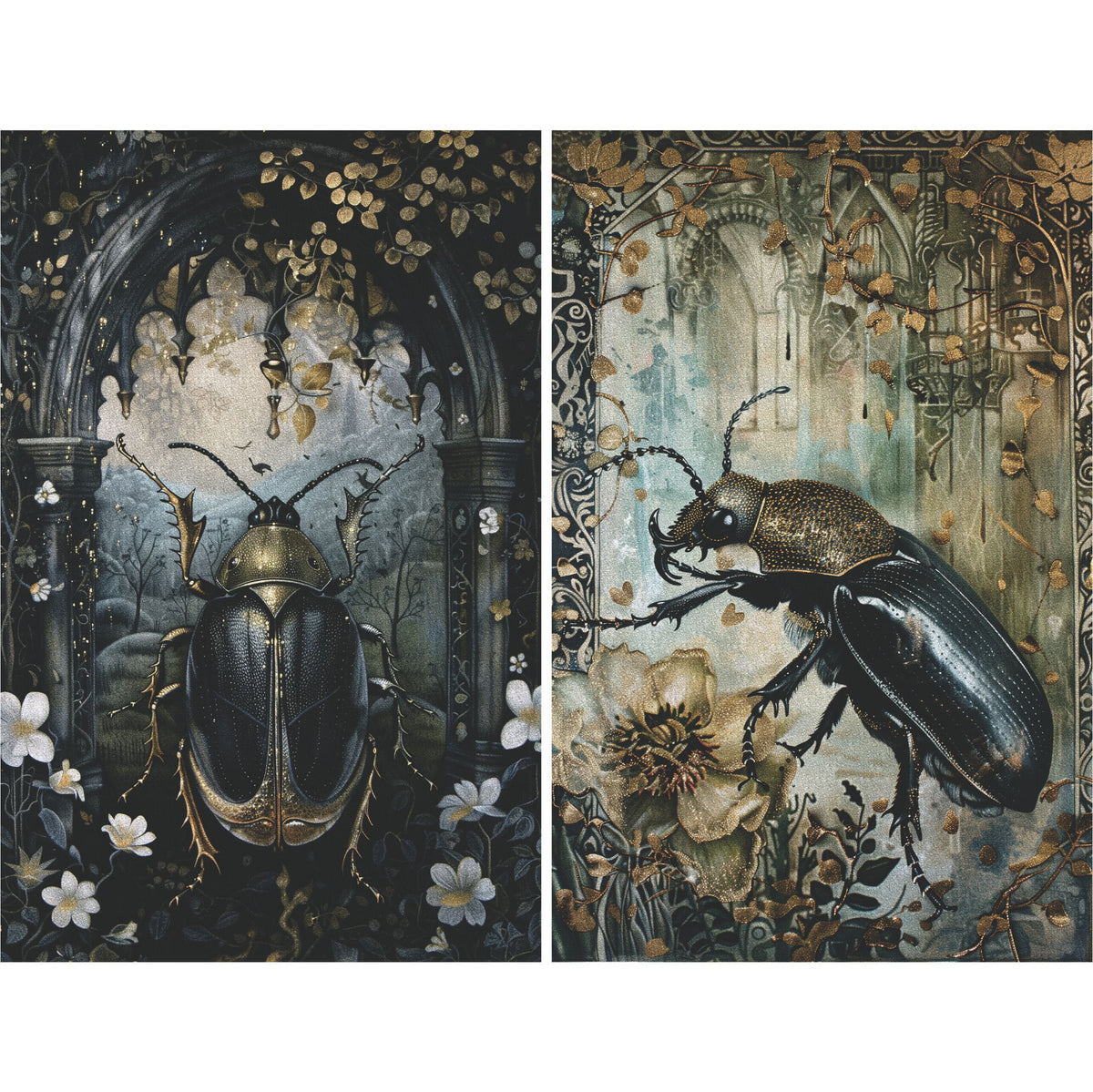 Bugs Decoupage Rice Paper, 20.32 x 26.67 cm - for Decoupage Scrapbooking Crafts