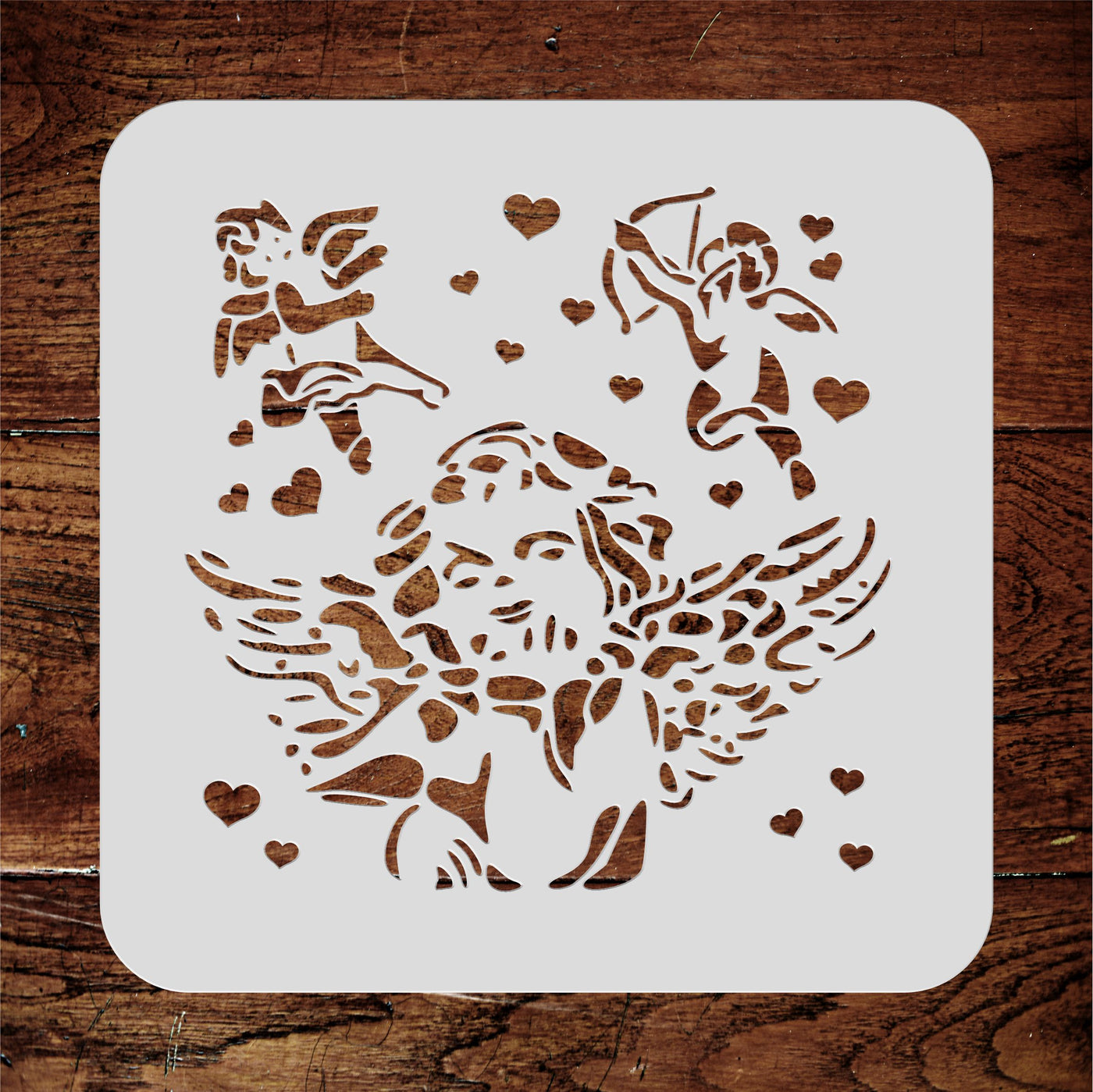 Cherubs Stencil - Classic Fairy Angel Cherub