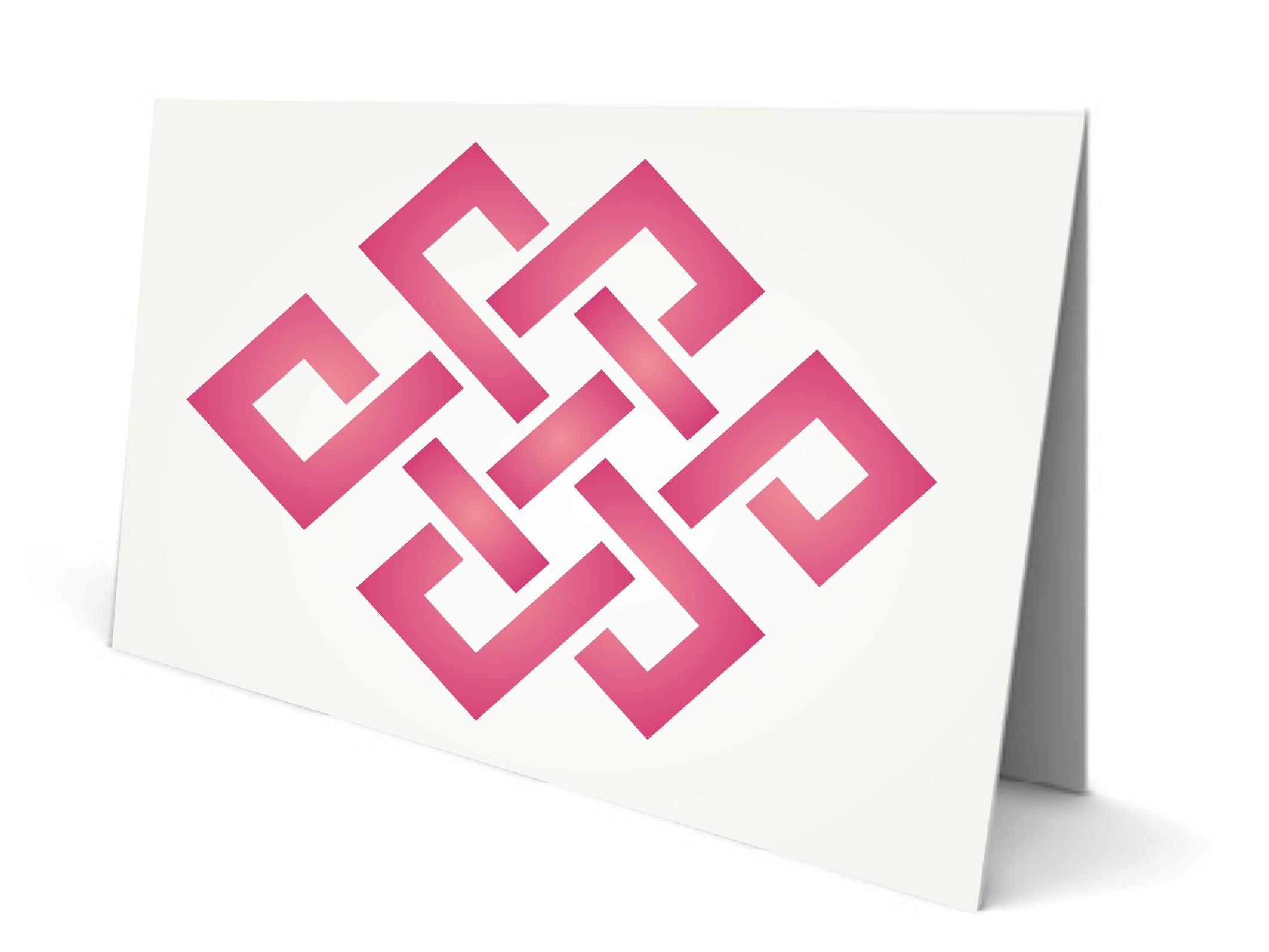 Endless Knot Stencil - Celtic Knotwork Symbols Decor Cards