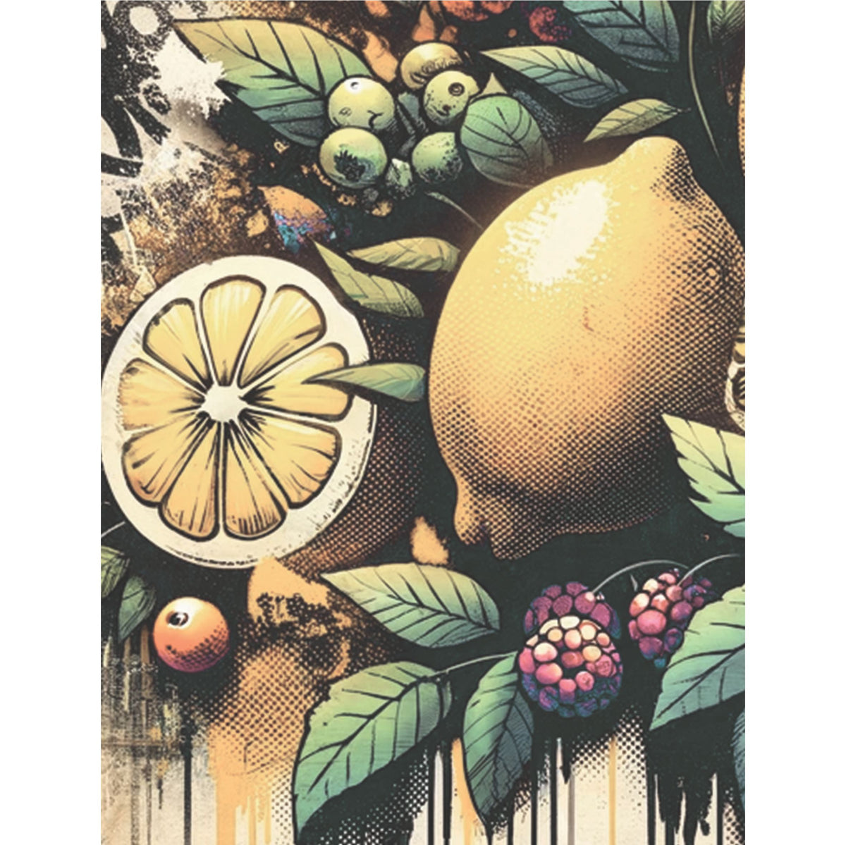 Lemons Rice Paper, 20.32 x 26.67 cm - for Decoupage Scrapbooking Cards Crafts