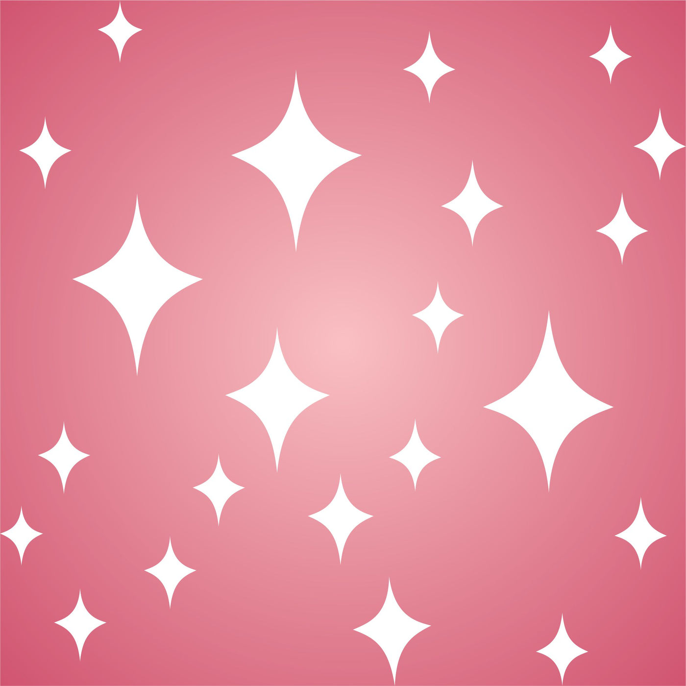 Retro Stars Stencil - Scrapbooking Valentines