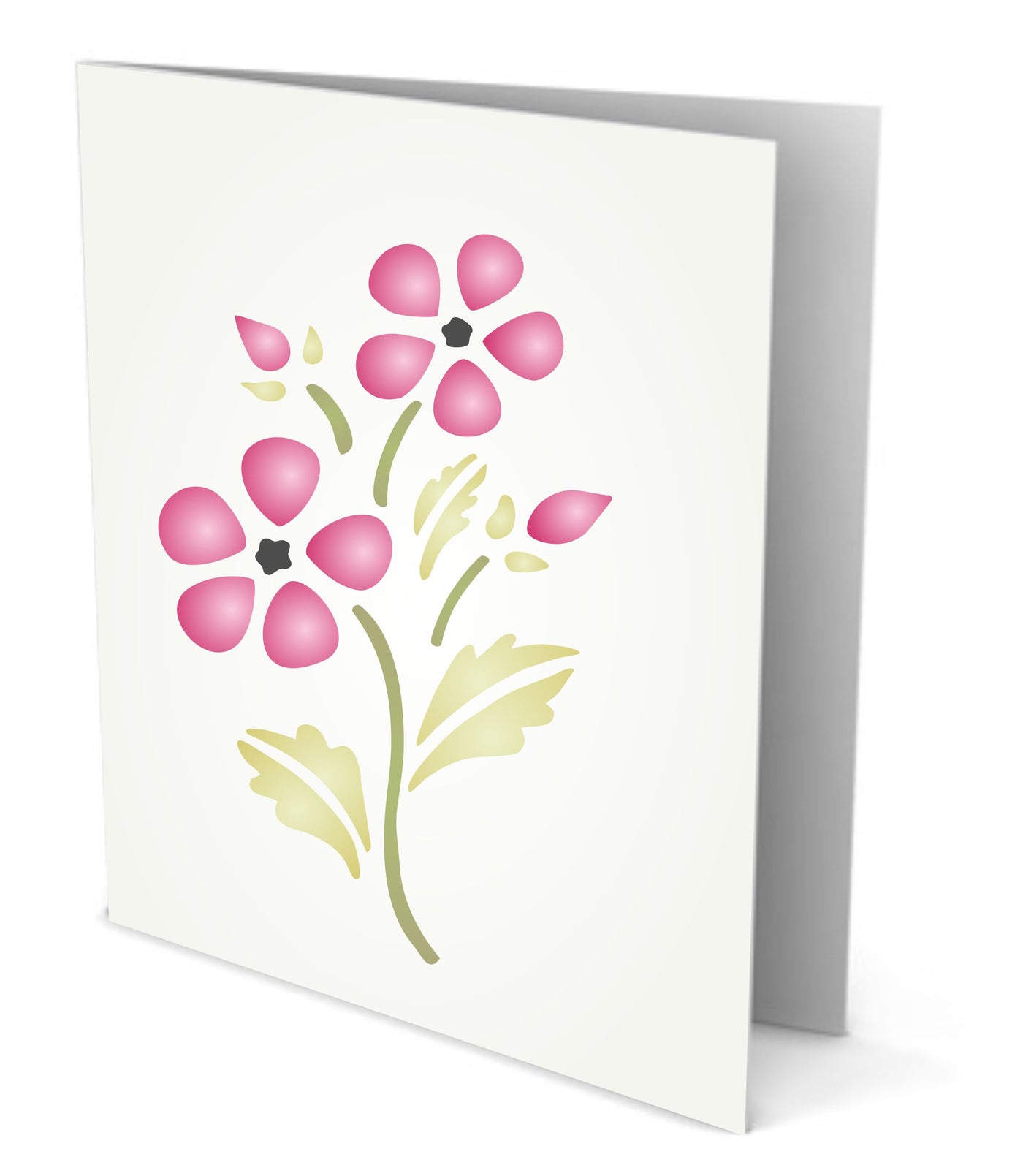 Floral Set Stencil - Classic Flower Designs