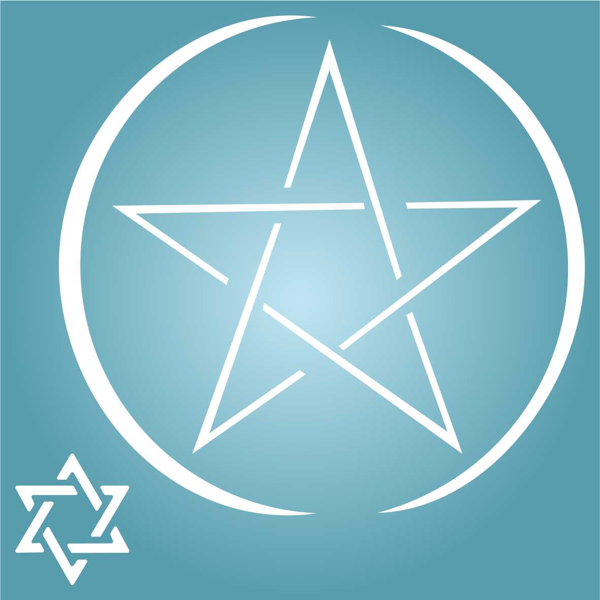 Star of David Stencil - Jewish Hebrew Magen David Sign Symbol