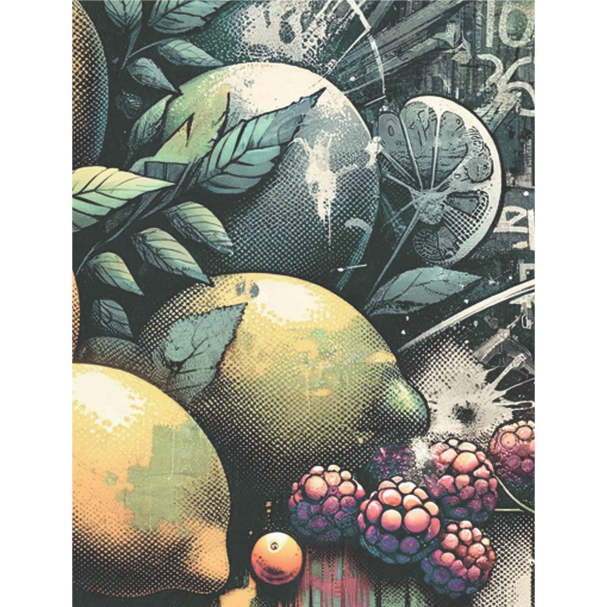 Lemons Rice Paper, 20.32 x 26.67 cm - for Decoupage Scrapbooking Cards Crafts