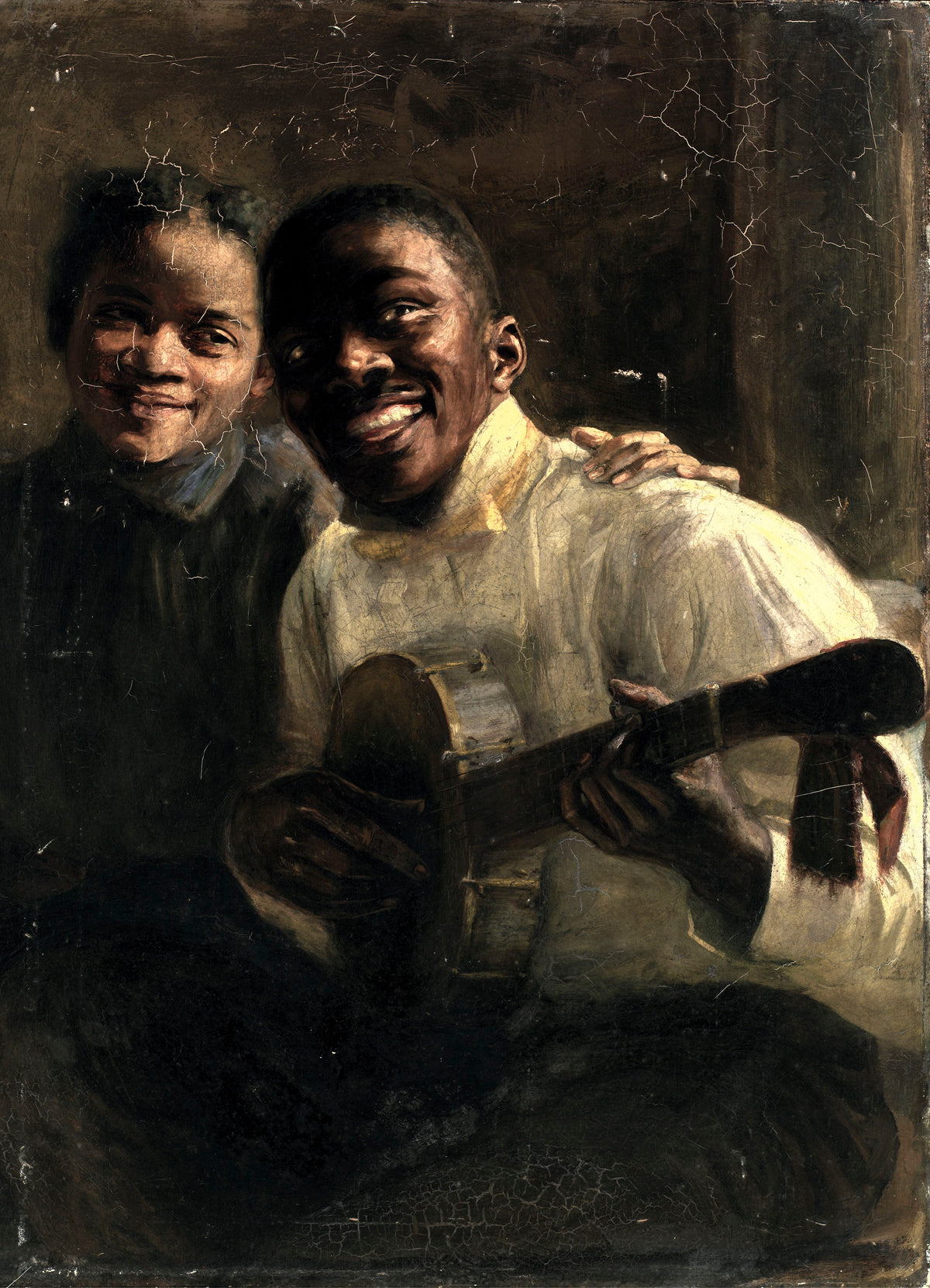 African Musicians Rice Paper, 29.21 x 40.64 cm - for Decoupage Print Crafts