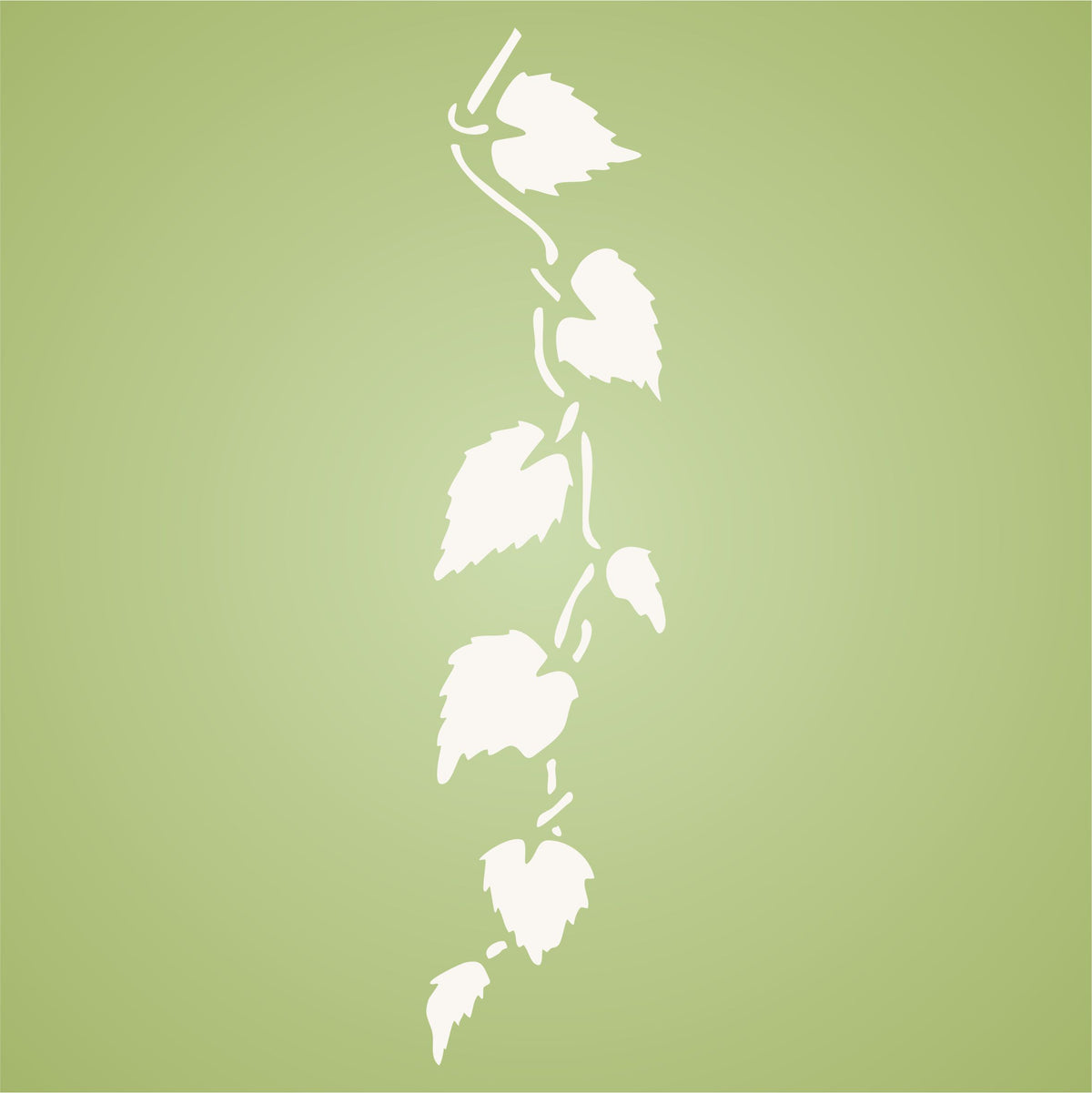 Leaves Stencil, 16.51 x 3.81 cm - Leaf Border Art Decor