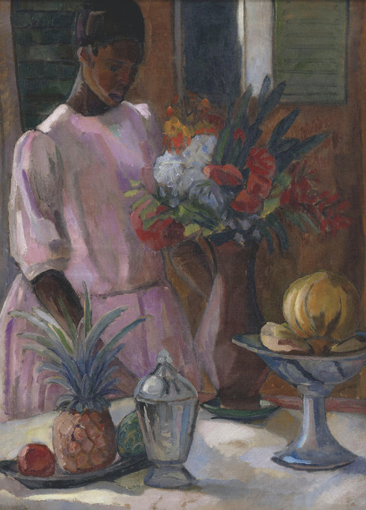 African Tea Time Portraits Rice Paper, 29.21 x 40.64 cm - for Decoupage Print Crafts