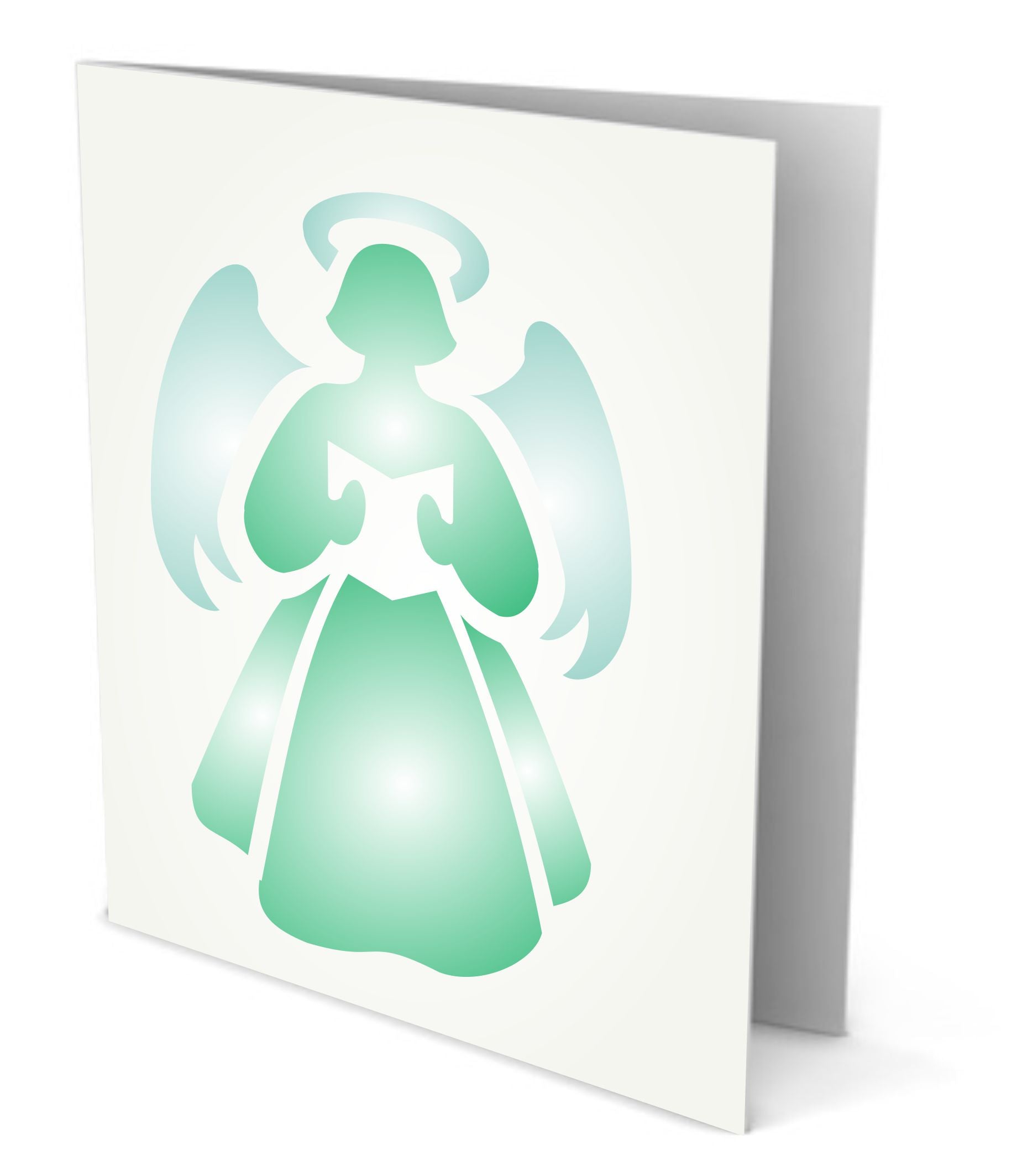 Christmas Angel Stencil, 3.25 x 5 inch - Scrapbooking Decor & Card