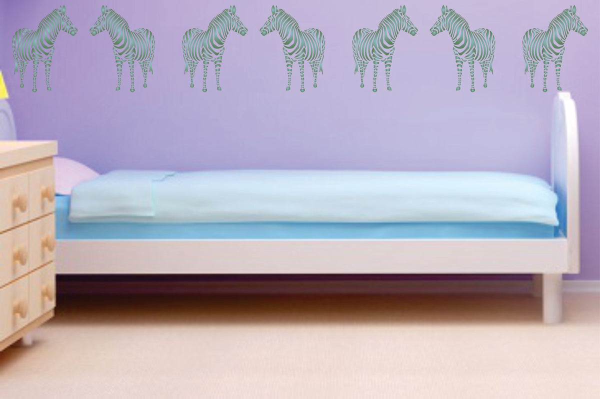 Zebra Stencil, 11.43 x 15.24 cm - African Wild Animal