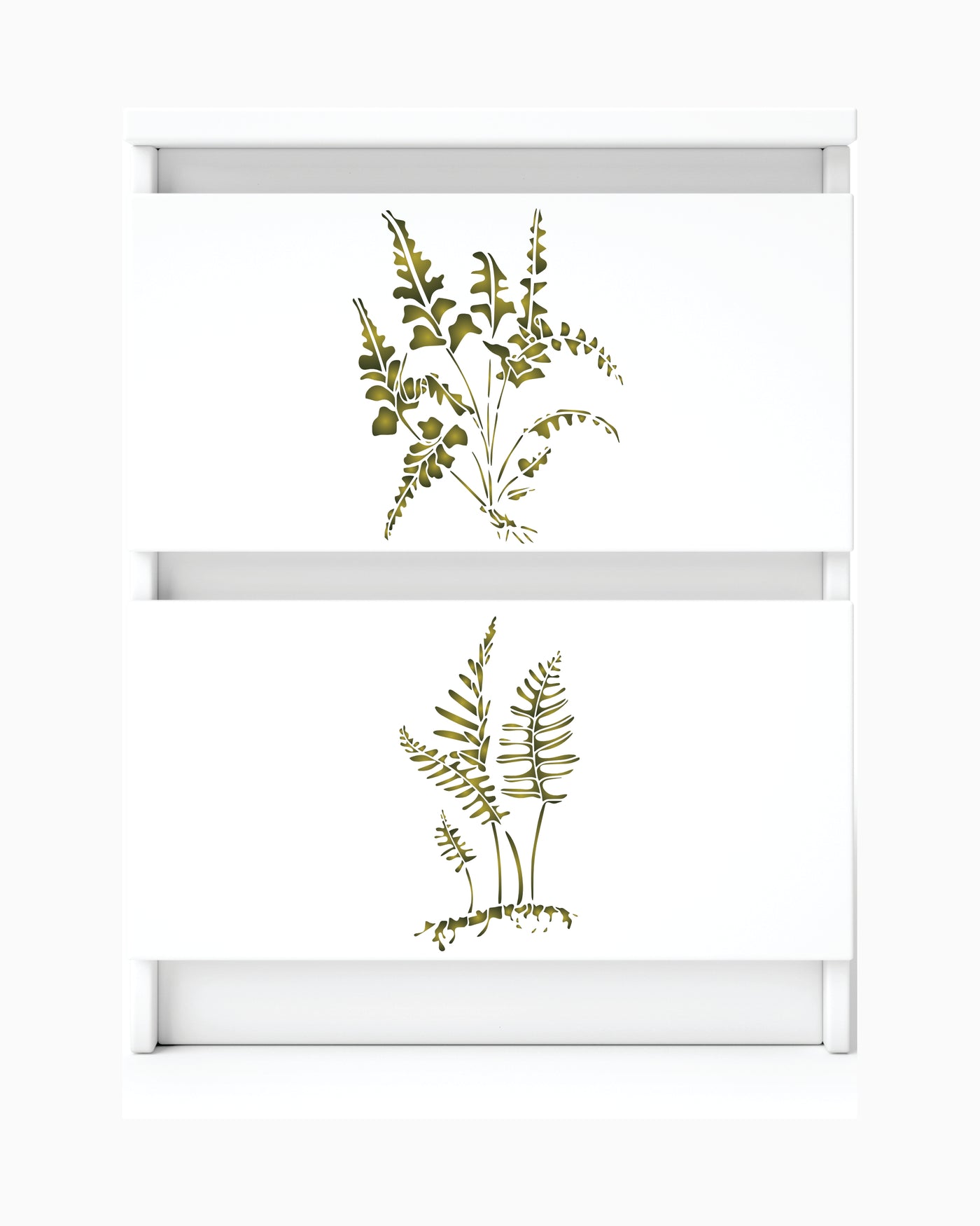 Fern Plants Stencil - Tropical Sword Ferns