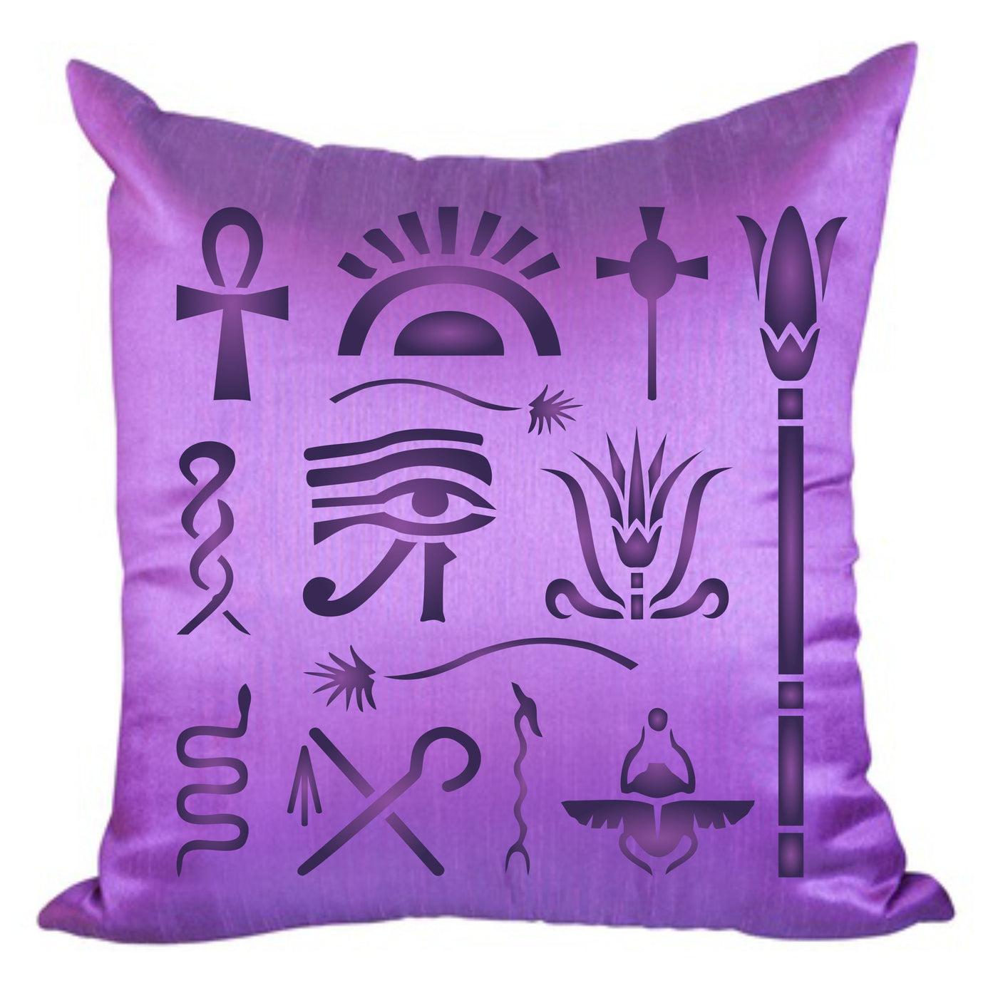 Egyptian Symbols Stencil - Classic Egypt Symbol Hyroglyphics