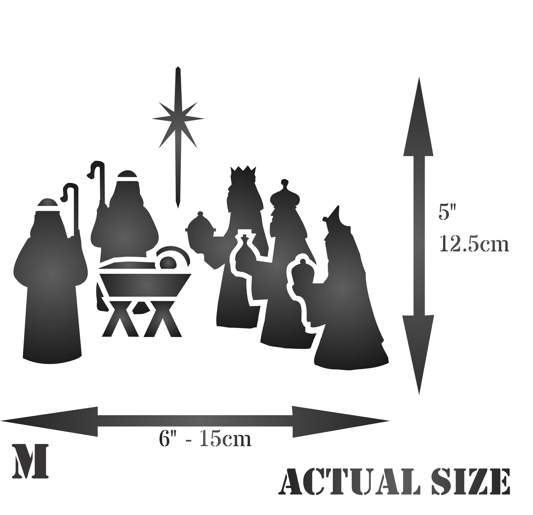 Christmas Nativity - Classic Religious Nativity Decor Cards