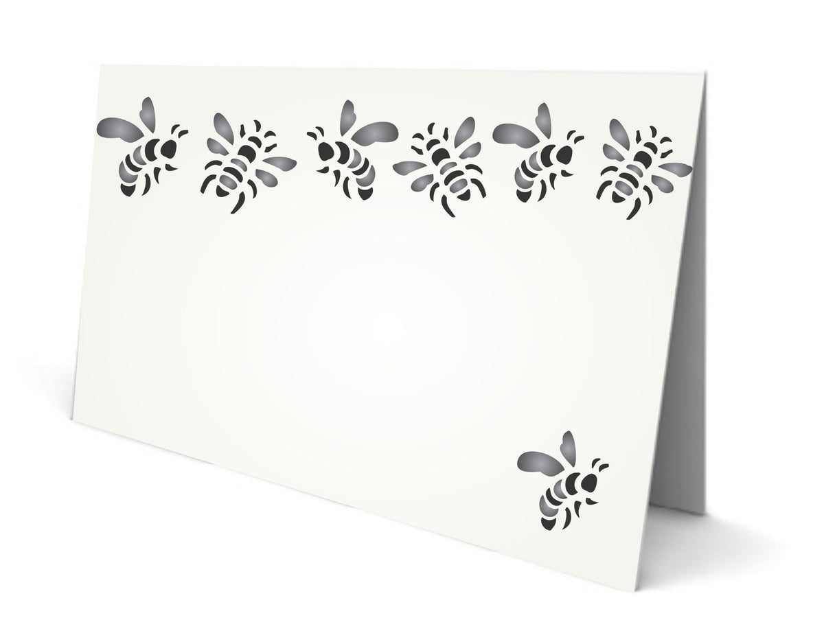 Bee Stencil, 16.51 x 3.18 cm - Insect Bug Bees Border