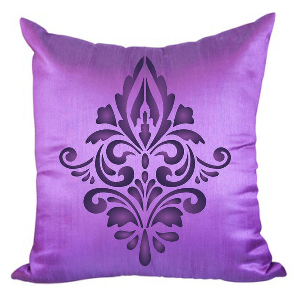Simple Damask Stencil - Vintage Damask Simple Alloverpaper Pattern ...