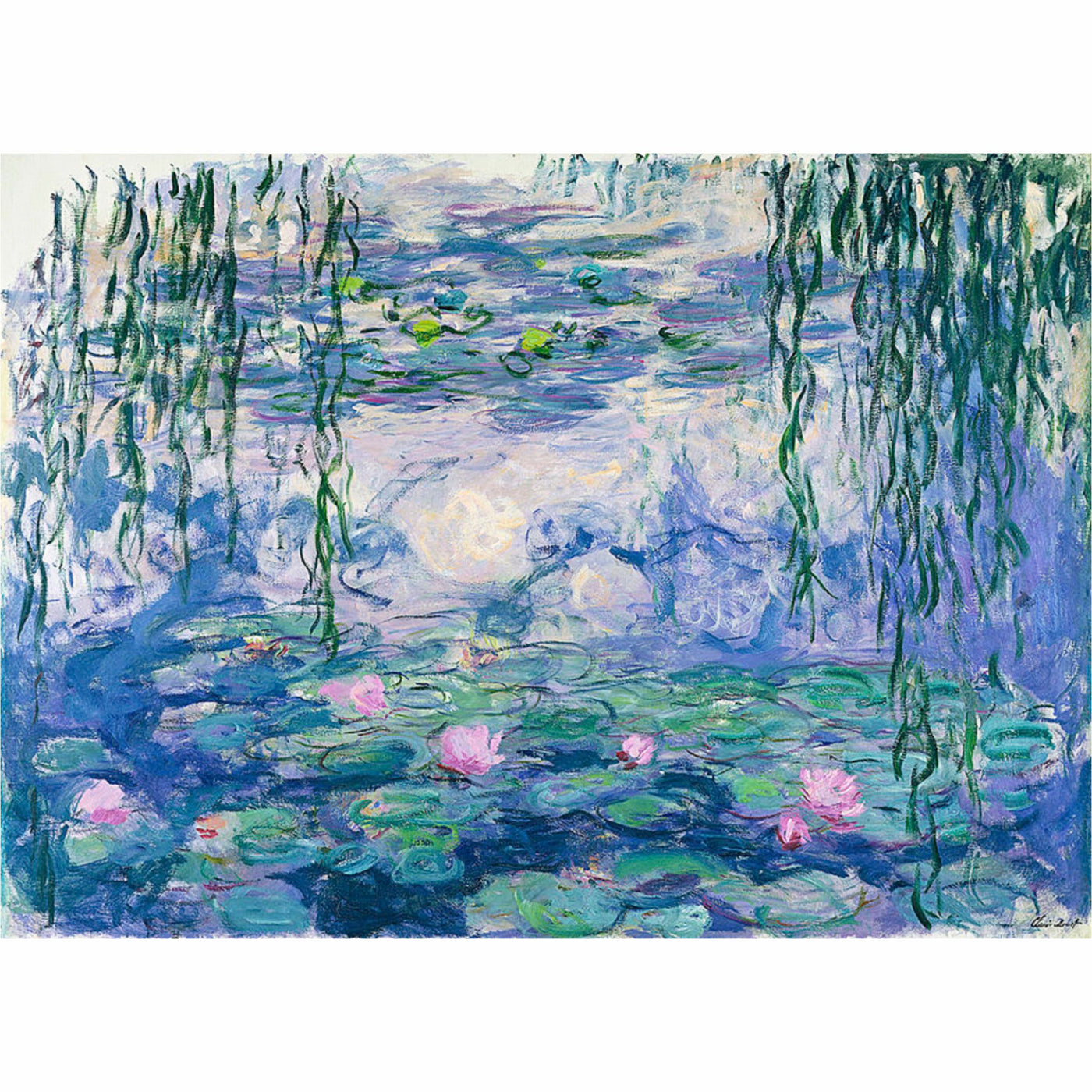 Lily Pond Rice Paper, 11.5 x 16 inch - for Decoupage Print Crafts