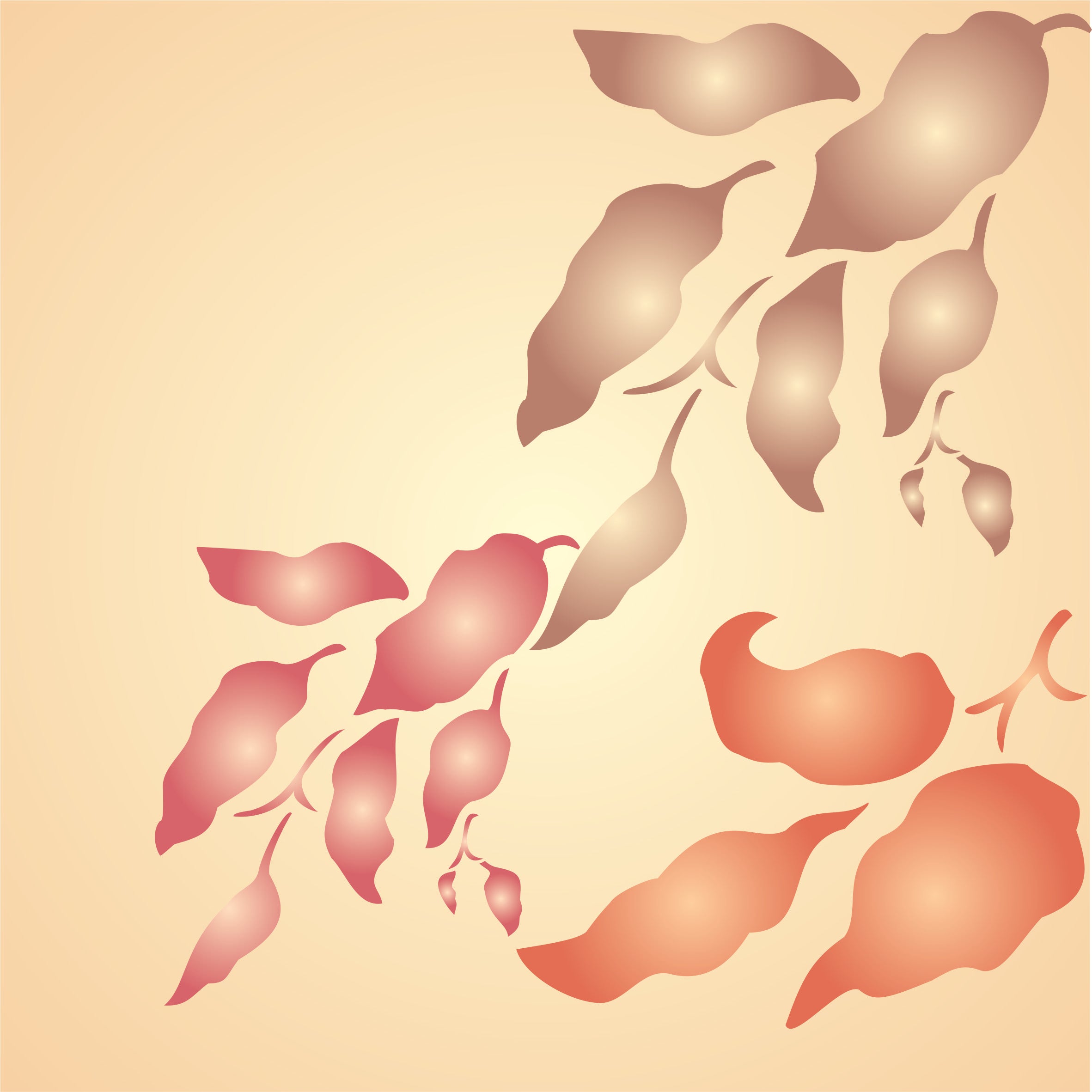 Leaves Stencil - Classic Large Autumn Fall Leaf