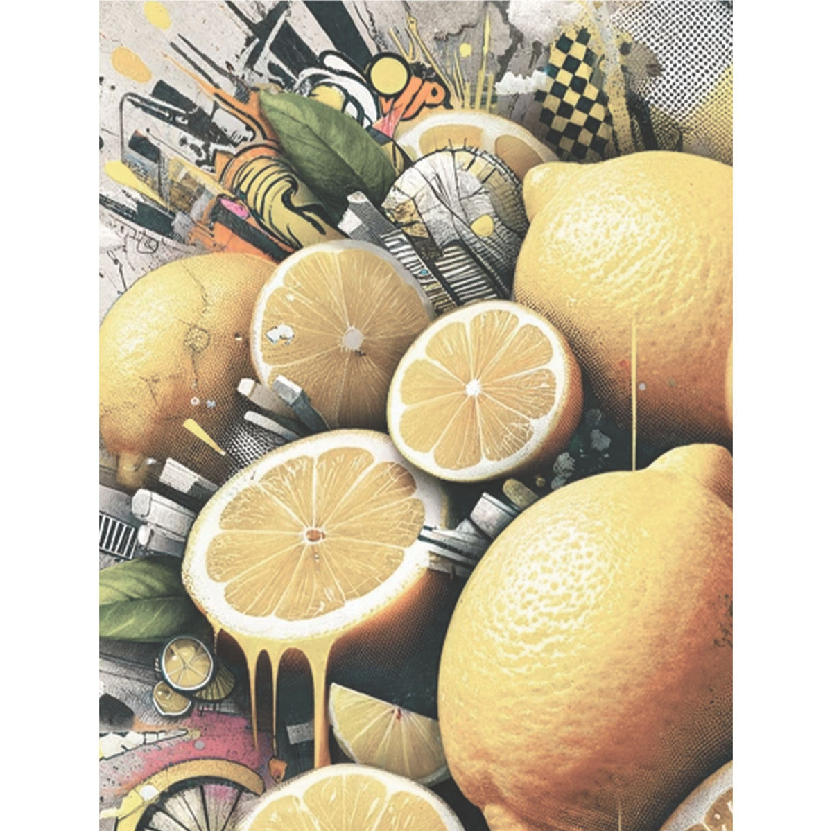 Lemons Rice Paper, 20.32 x 26.67 cm - for Decoupage Scrapbooking Cards Crafts