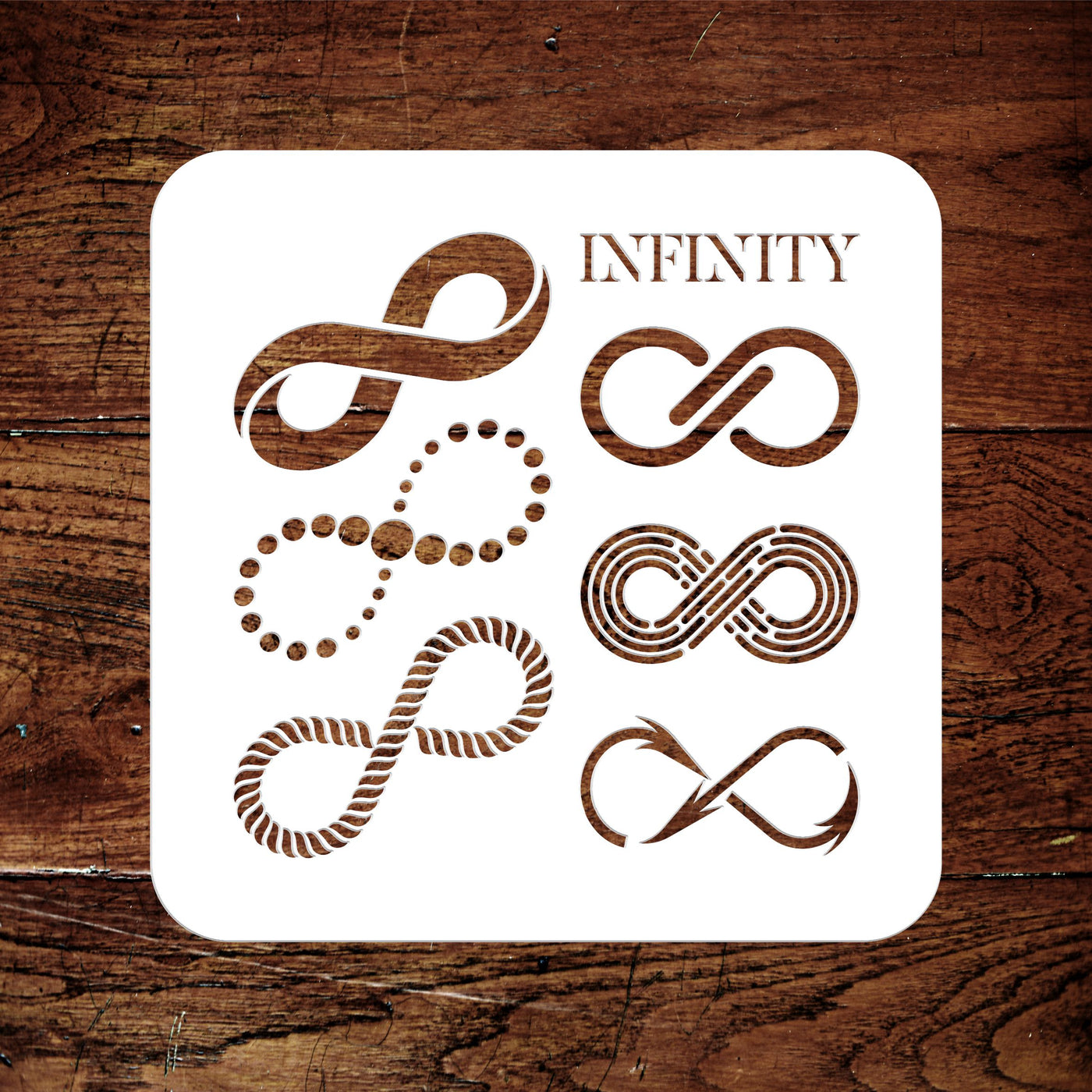 Infinity Stencil - 6 Different Infinity Symbol