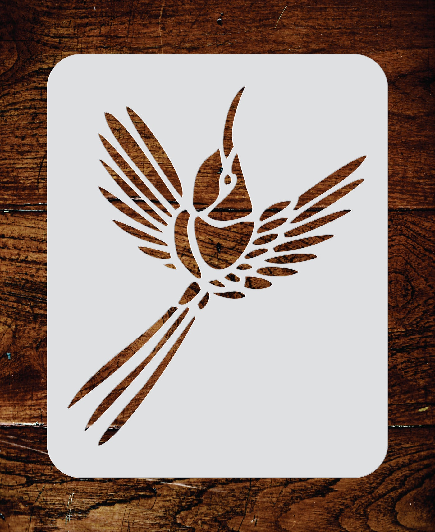 Hummingbird Stencil -Decorative Animal Wildlife Bird