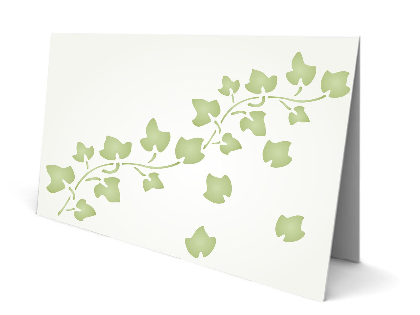 Ivy Stencil - Classic Border Leaf Leaves Plant Garden