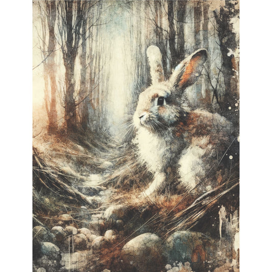 Forest Animals Rice Paper, 20.32 x 26.67 cm - for Decoupage Scrapbooking Cards Crafts