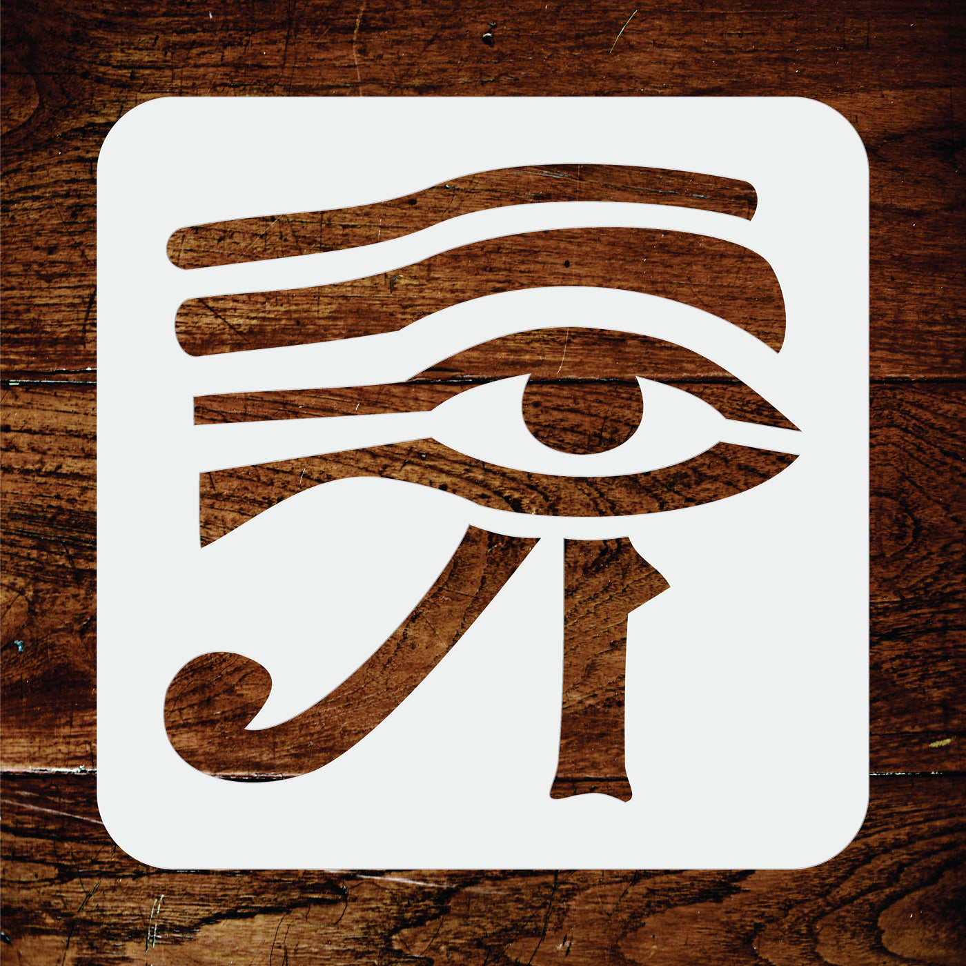 Eye of Horus Stencil - Classic Egyptian Symbol Hyroglyphics