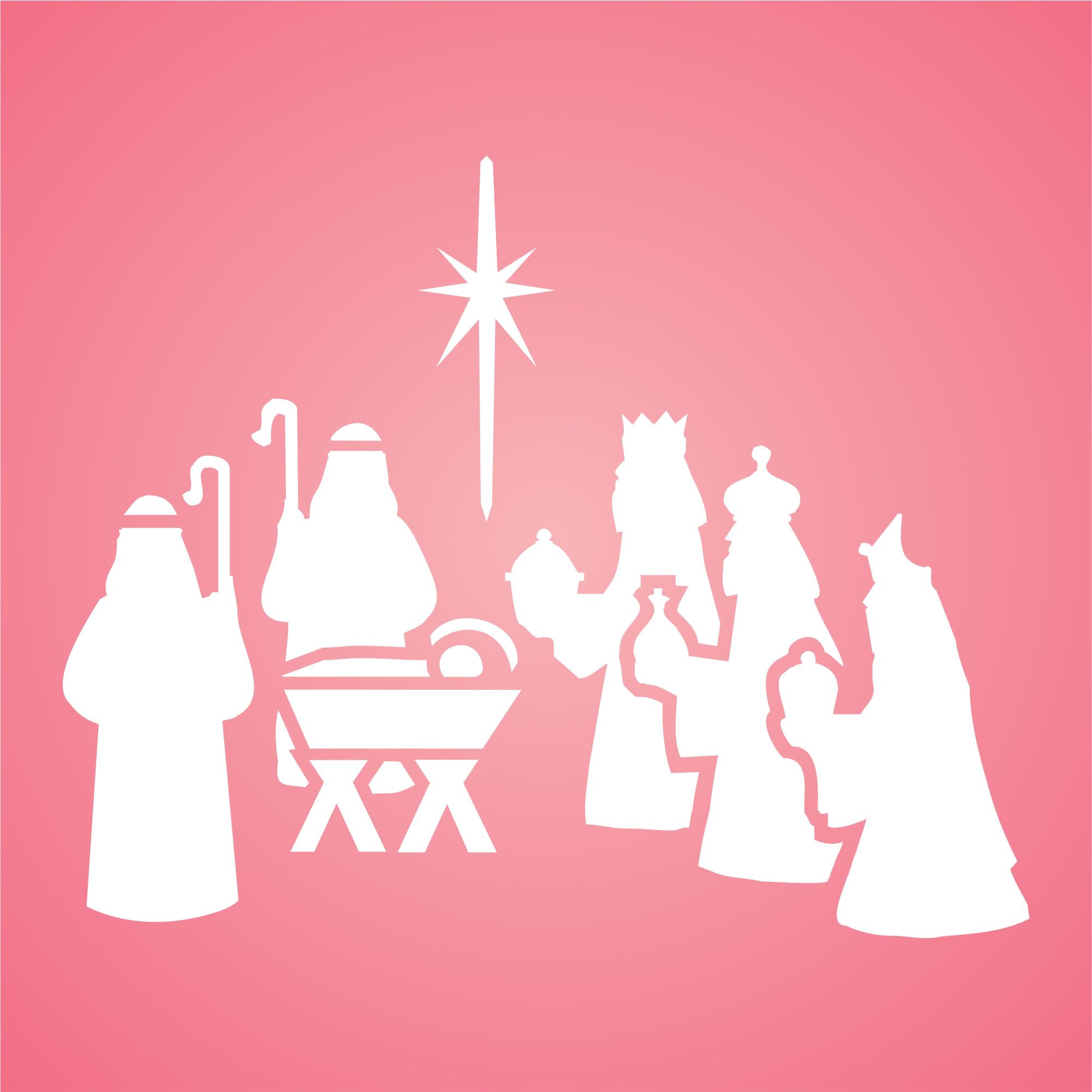 Christmas Nativity - Classic Religious Nativity Decor Cards