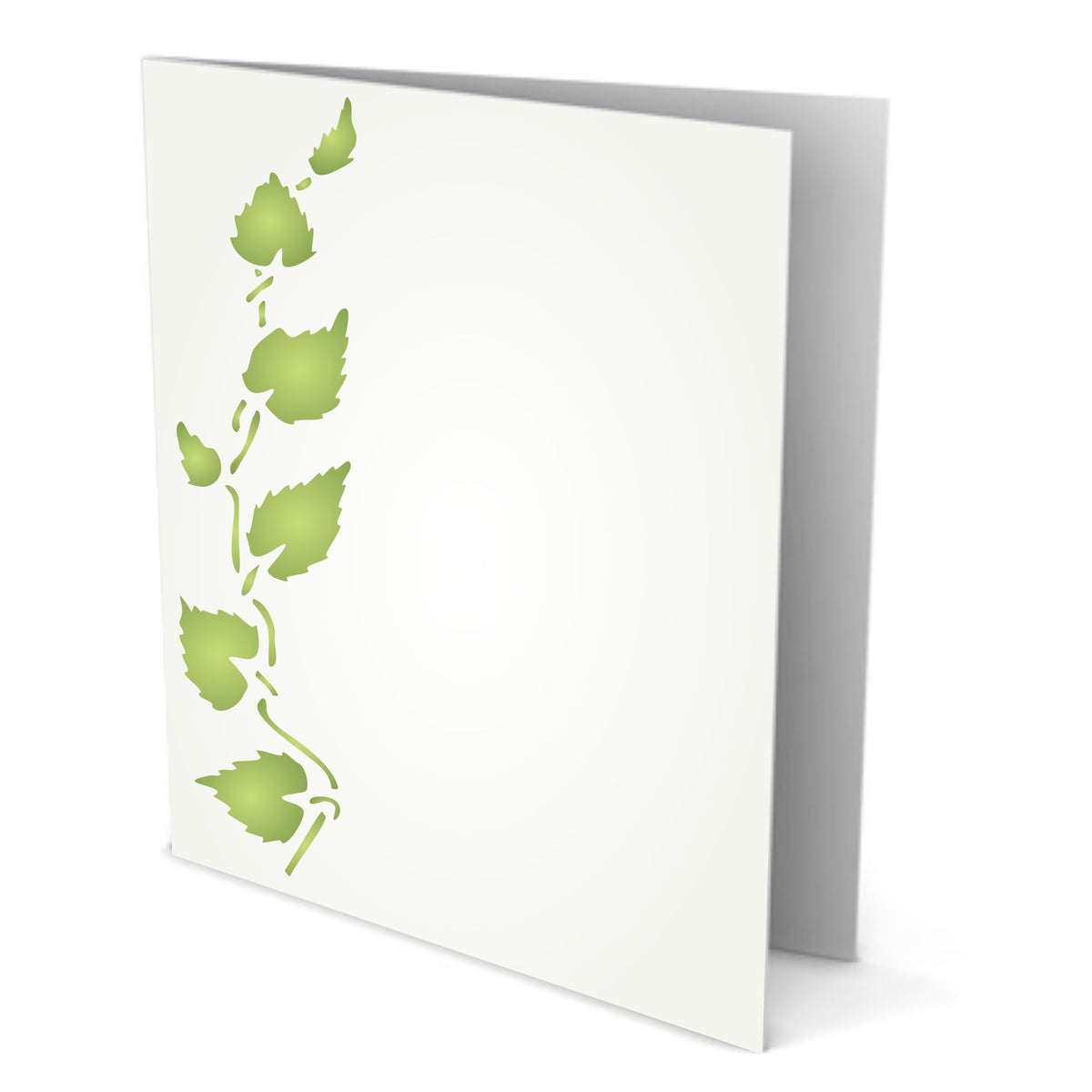 Leaves Stencil, 16.51 x 3.81 cm - Leaf Border Art Decor