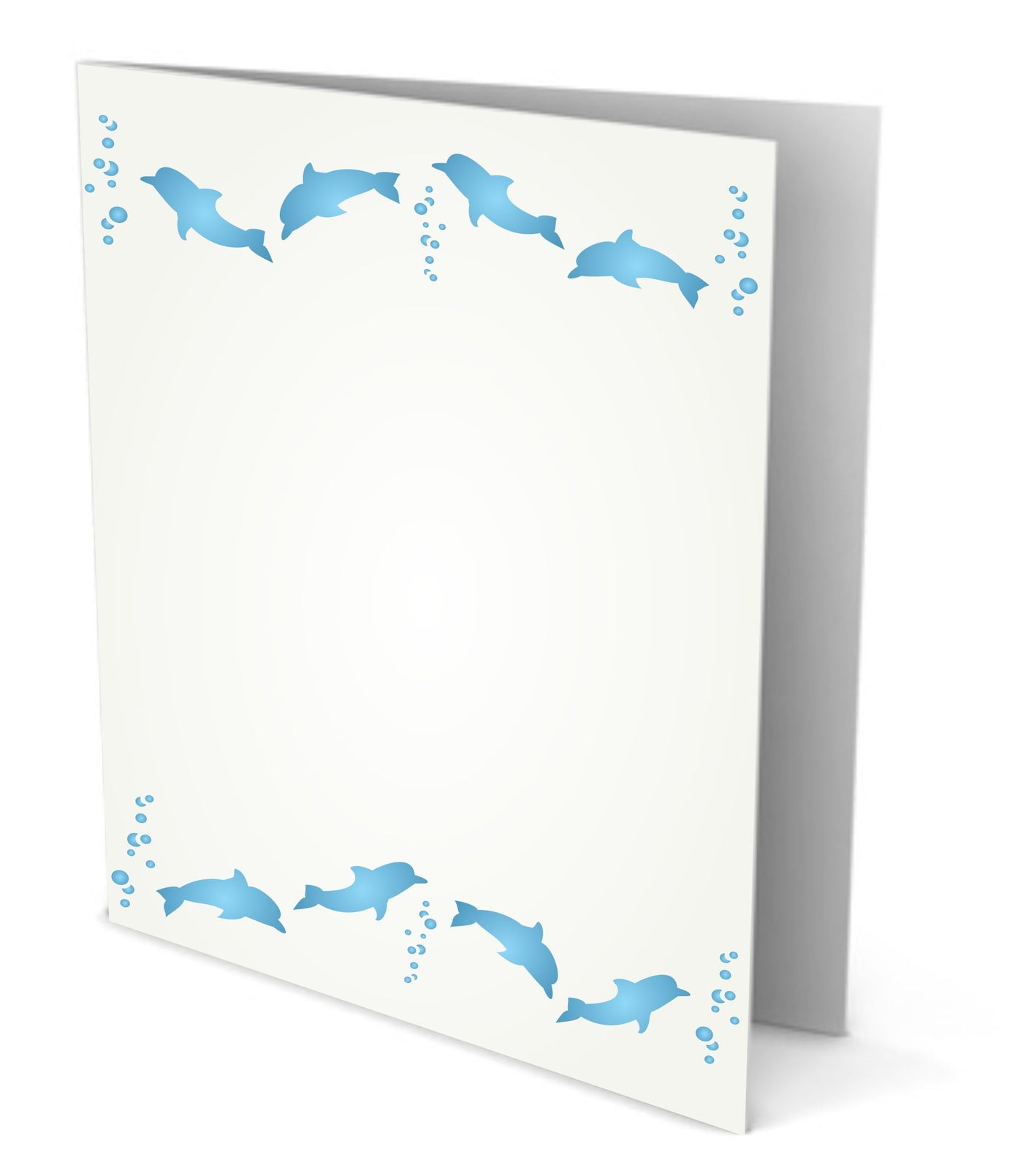 Dolphins, 6.5 x 1.25 inch- Sea Ocean Nautical Seashore Reef Border