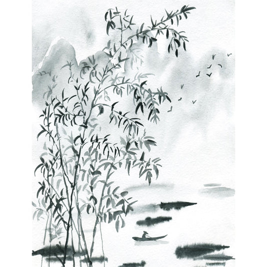 Sumi-e Ink Rice Paper, 20.32 x 26.67 cm - for Decoupage Scrapbooking Cards Crafts
