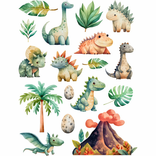 Dinosaur Rice Paper, 20.32 x 26.67 cm ÃƒÂ¢Ã¢â€šÂ¬Ã¢â‚¬Å“ for Decoupage Cards Craft